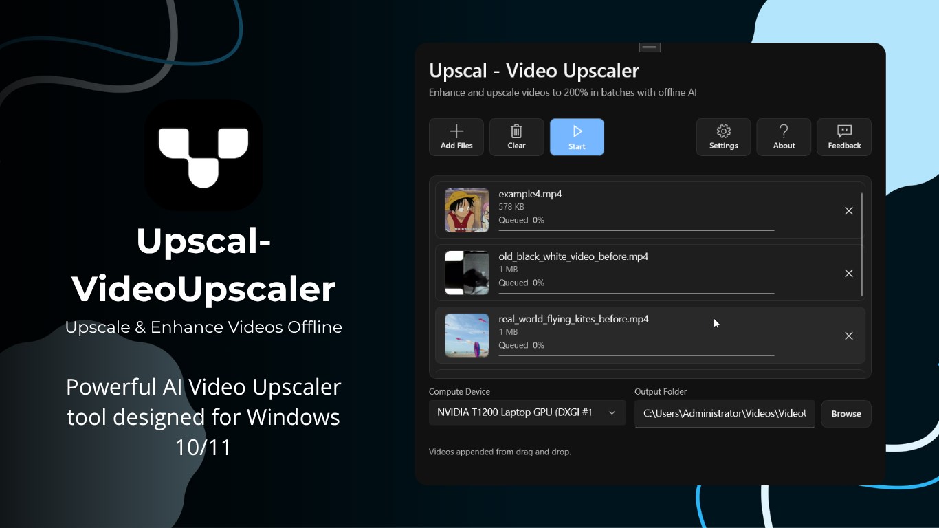 Upscal - 影片放大與畫質增強 1.0 Build 22.0 for Windows(Microsoft Store)