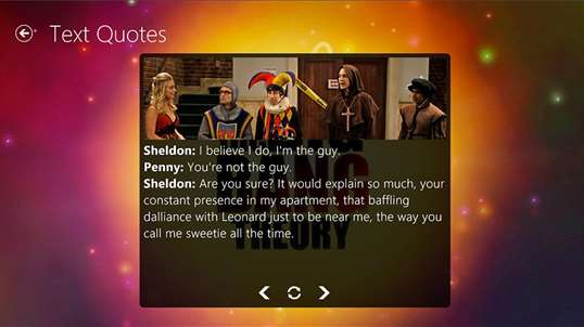 The Big Bang Theory App screenshot 2