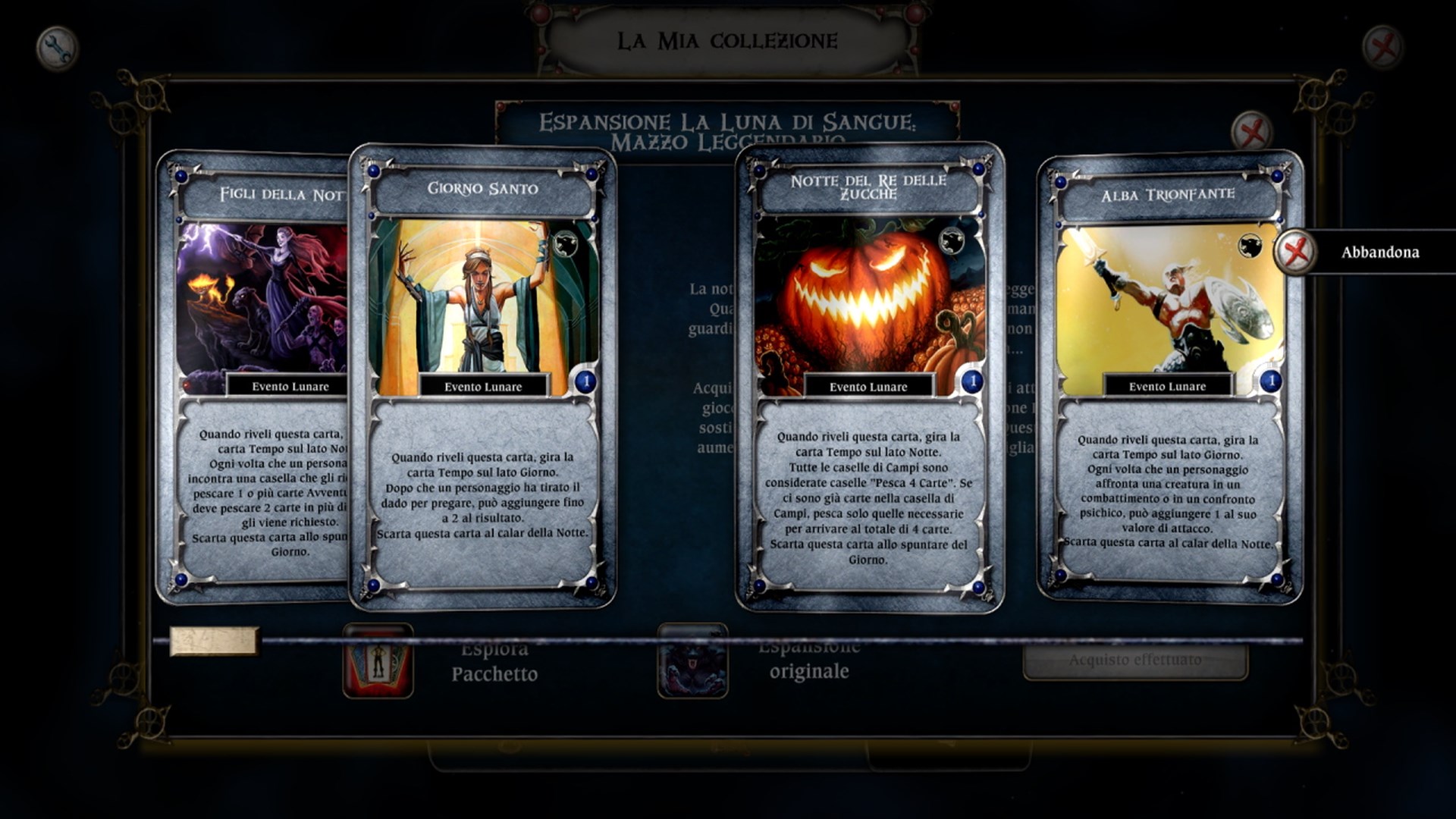 Talisman - The Blood Moon Expansion: Legendary Deck | Xbox | Chiave | Privato