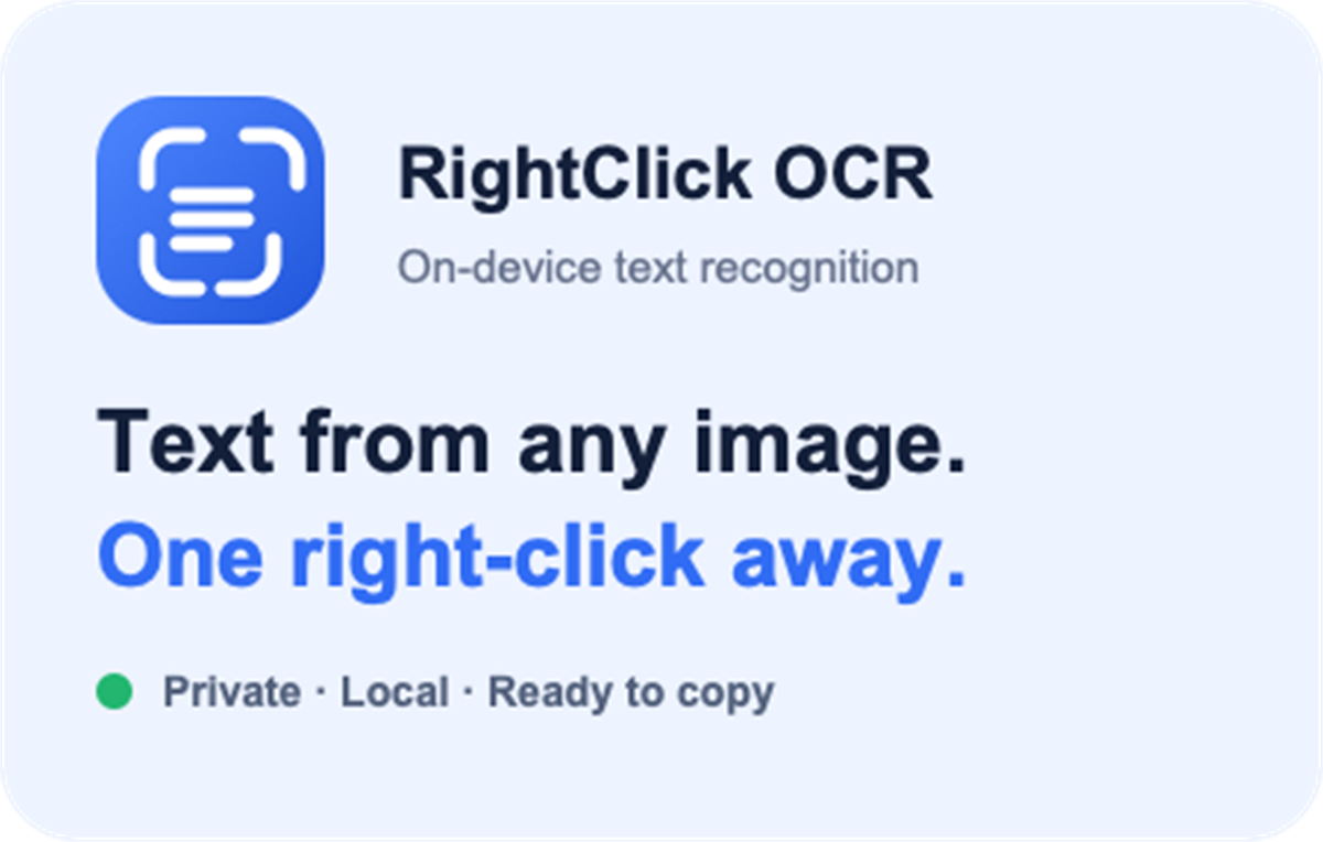 RightClick OCR