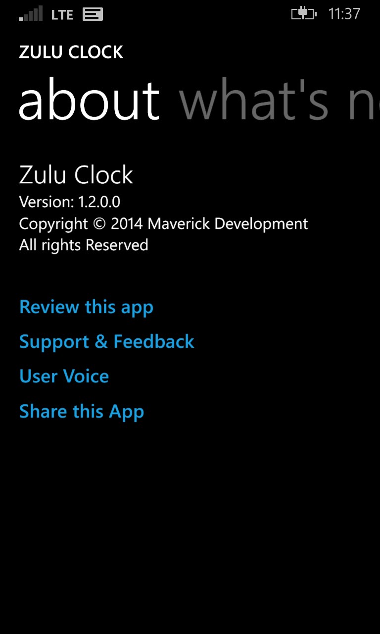 Zulu Clock for Windows 10