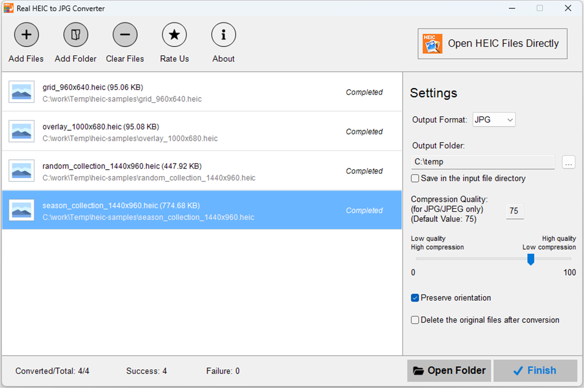 #4. Real HEIC to JPG Converter (Windows) โดย: Xiaoya Lab.