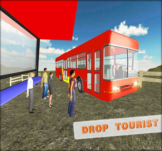 Tourist Bus Offroad Driving 3D screenshot 5