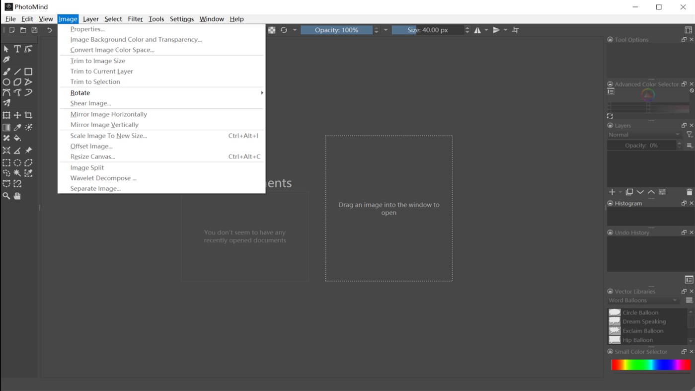 #4. PhotoMind - FREE Photo Editor & Photo Paint (Windows) Podle: Media Tools Studio