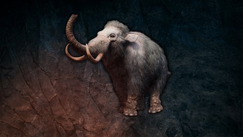 Far Cry Primal - Kül sirtli mamut görünümü