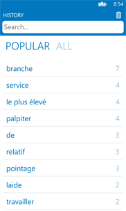 Arabic French dictionary ProDict Free screenshot 6