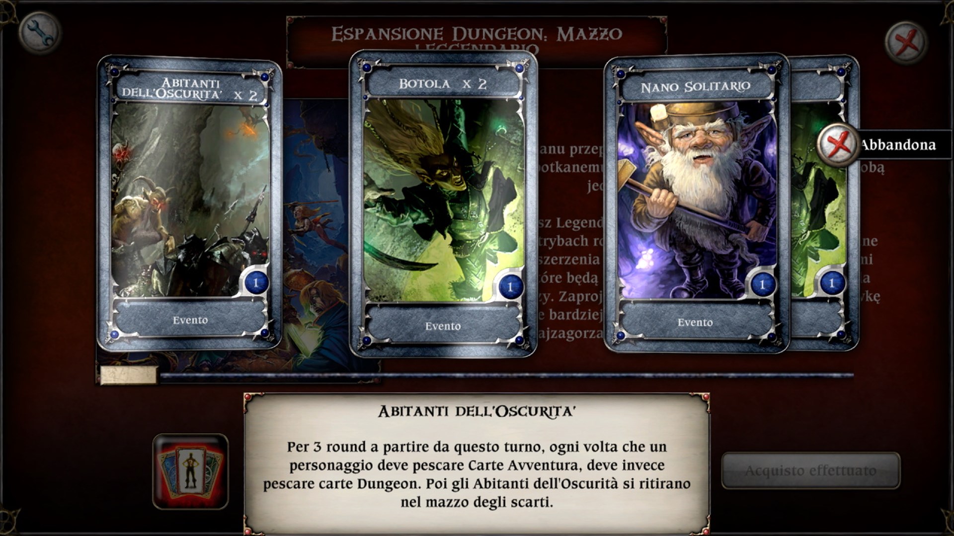 Talisman: Digital Edition - The Dungeon Expansion: Legendary Deck | Xbox | Chiave | Privato