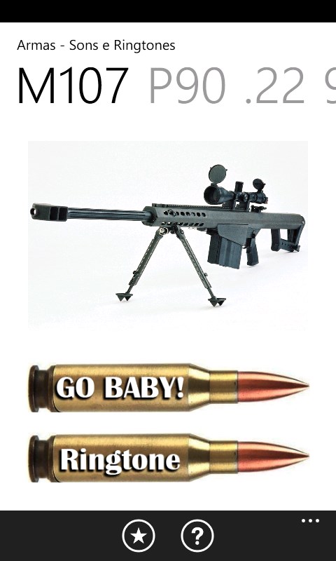 Imágen 5 Armas - Sons e Ringtones windows