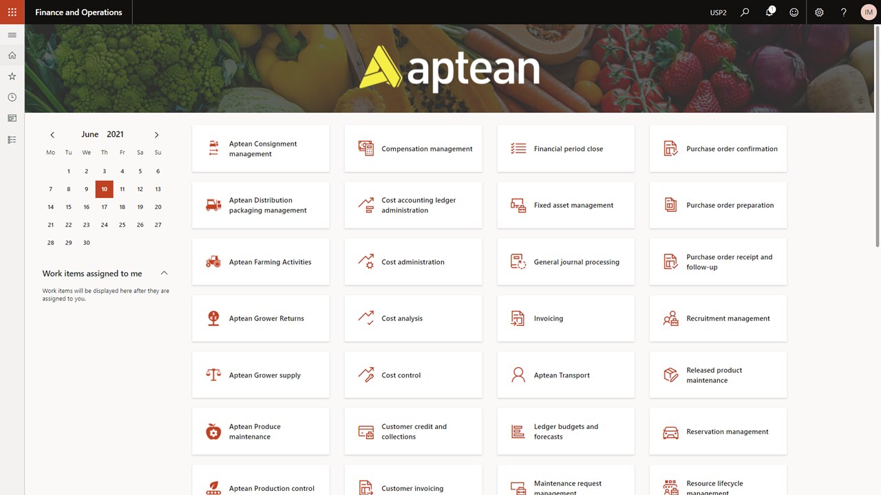 Snapshot 2 of Aptean Food and Beverage ERP Enterprise Edition