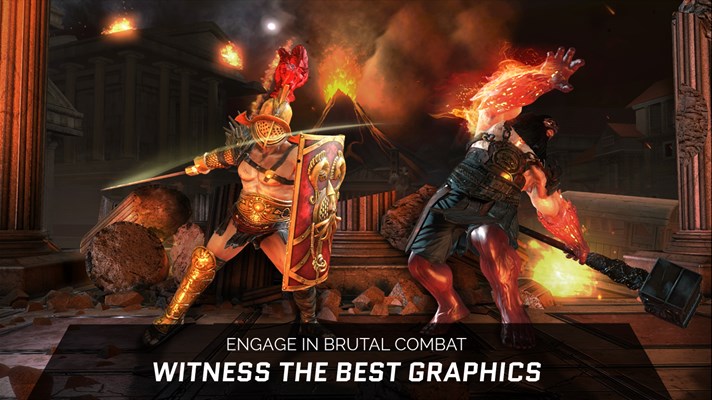 Screenshot: ENGAGE IN BRUTAL COMBAT WITNESS THE BEST GRAPHICS ON MOBILE