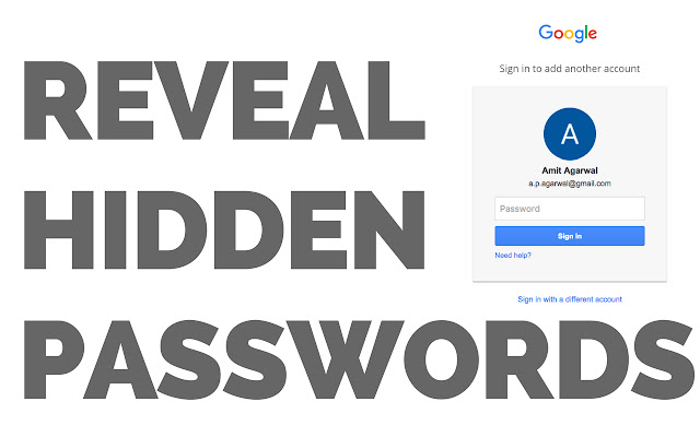 Show Hidden Password
