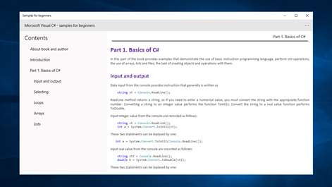 Microsoft Visual C# for beginners Screenshots 1