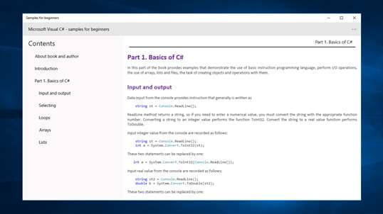 Microsoft Visual C# for beginners screenshot 1