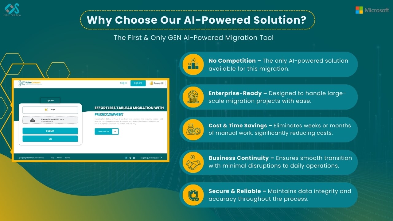 Snapshot 3 of Pulse Convert: Ultimate Tableau to Power BI Migration Tool