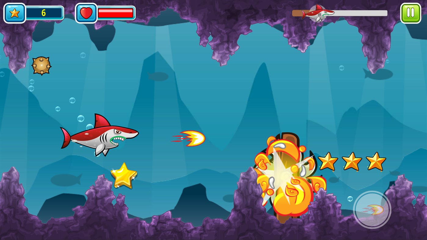 #3. Angry Red Shark (Windows) Podle: Mudo Studio