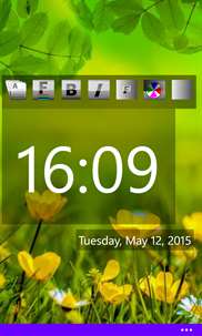 Clock on photo screenshot 1