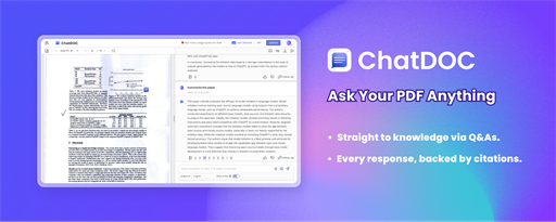 ChatDOC: PDF AI Reading Assistant marquee promo image