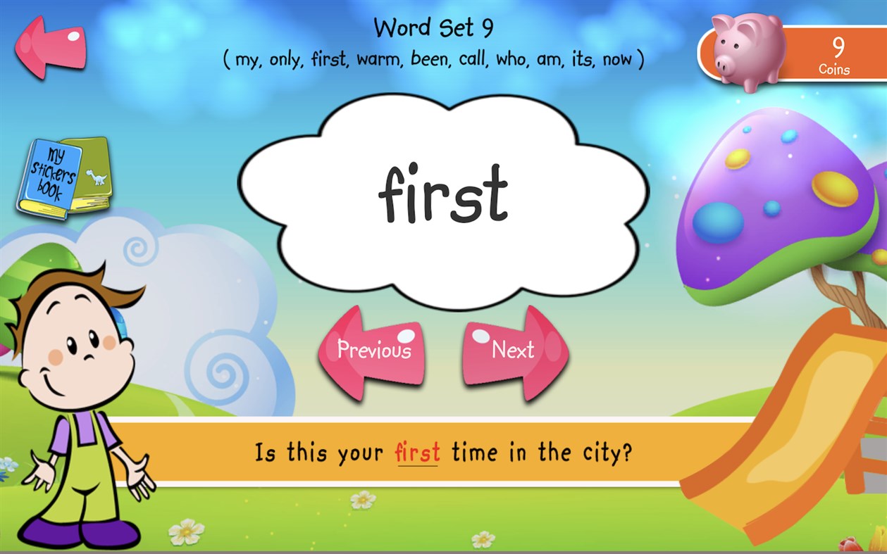 #4. First 100 Sightwords (Windows) بواسطة: BubbalooDigital