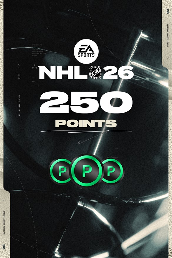 NHL 26 - NHL POINTS 250 Xbox Series X|S and Xbox One cover art