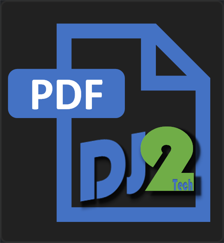 #1. DJ2 PDF Tool (Windows) Podle: DJ2Tech
