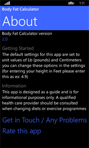% Body Fat Calculator screenshot 6