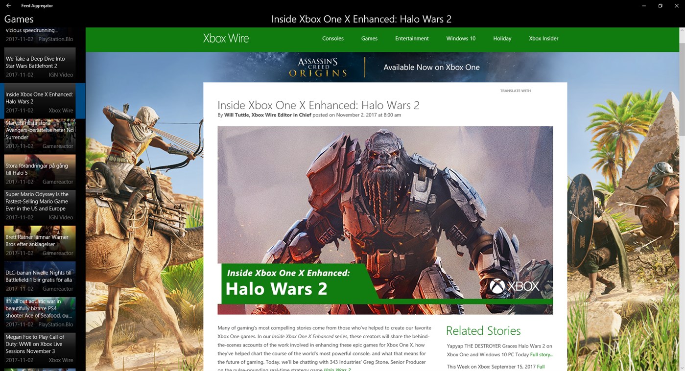 #1. Feed Aggregator (Windows) 来自: Soft Spot Consulting