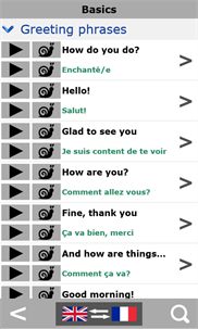 French talking phrasebook screenshot 2