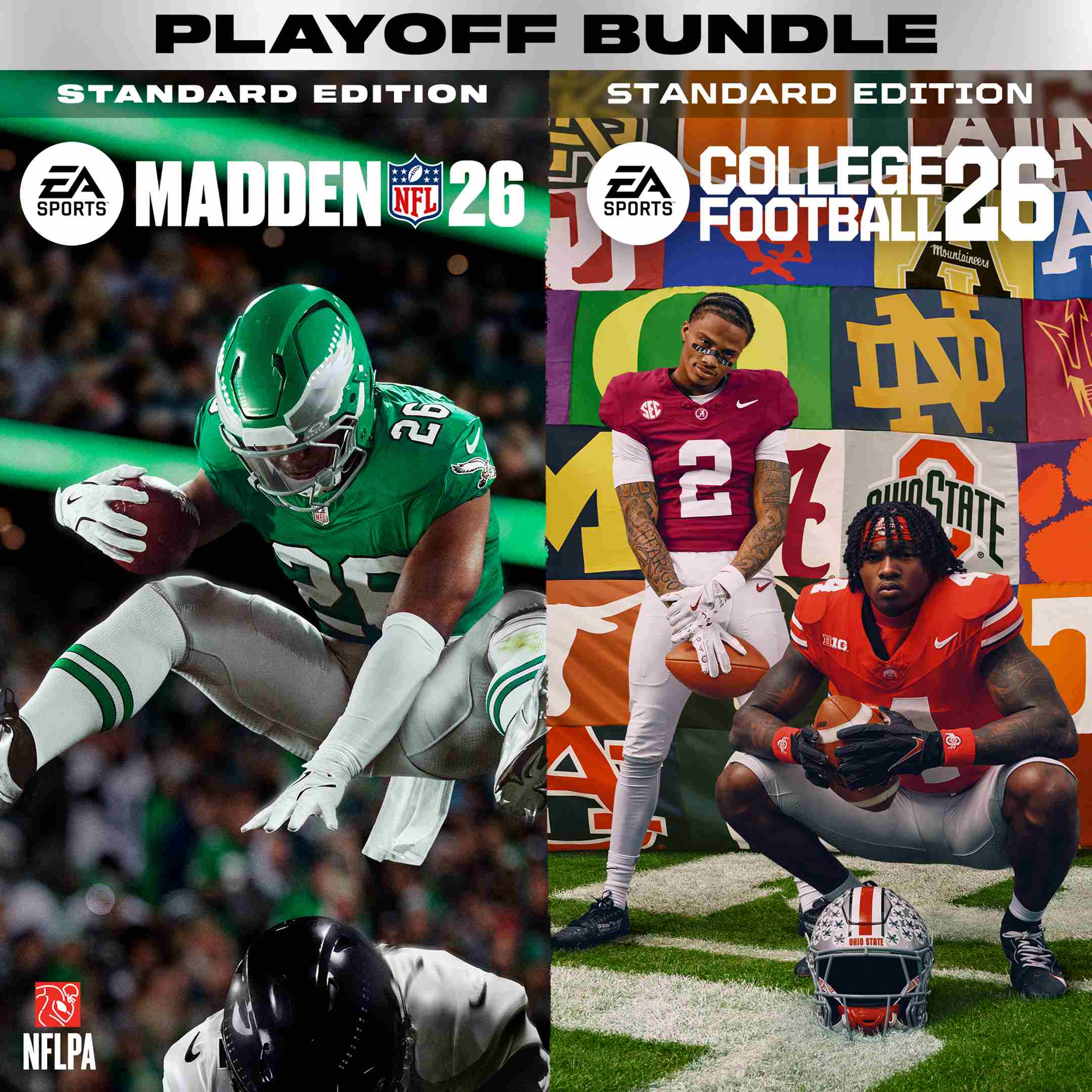 EA SPORTS™ Playoff Bundle (Madden NFL 26 Standard Edition e College Football 26 Standard Edition)