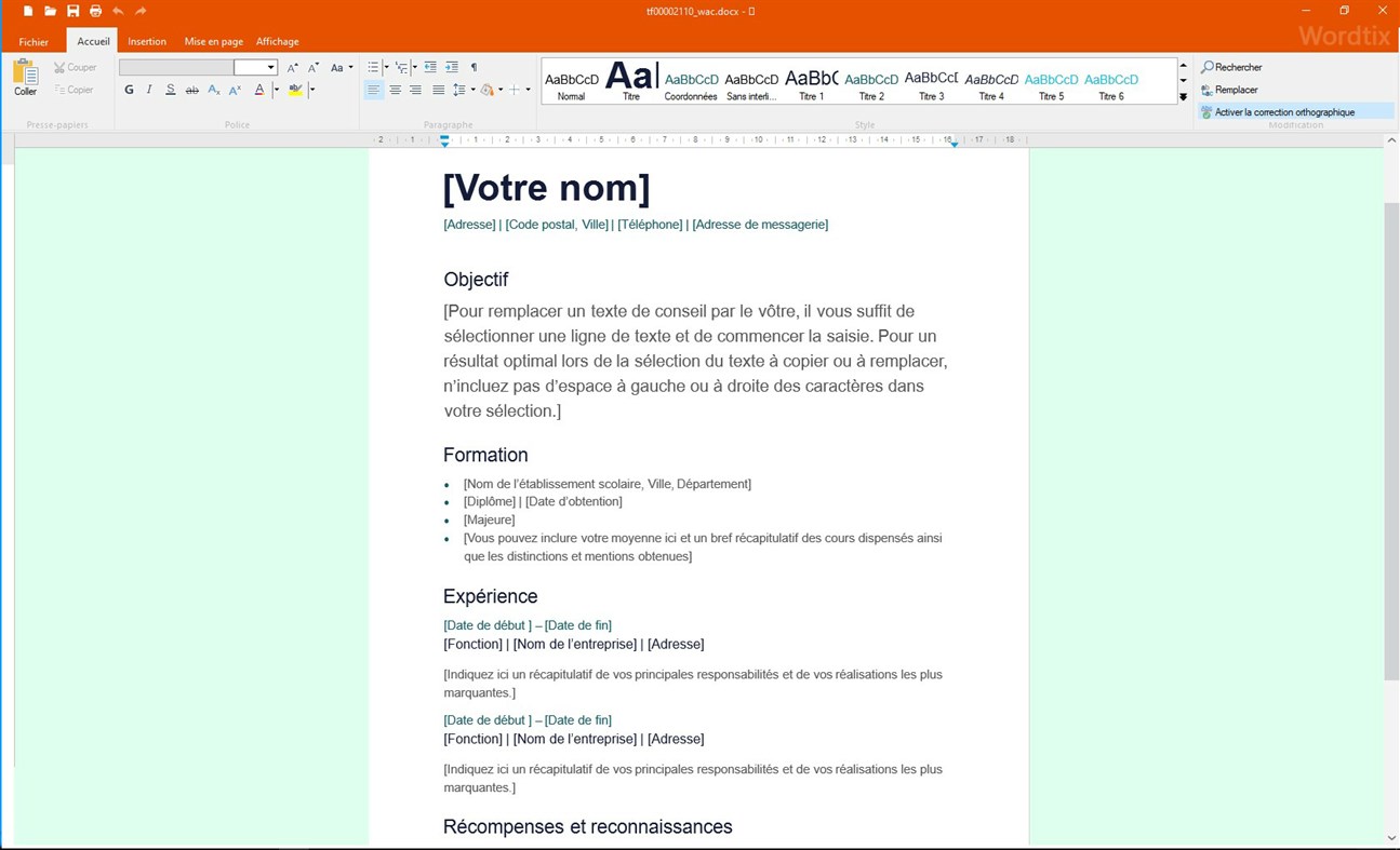 #1. Wordtix (Windows) 由: Home Developing