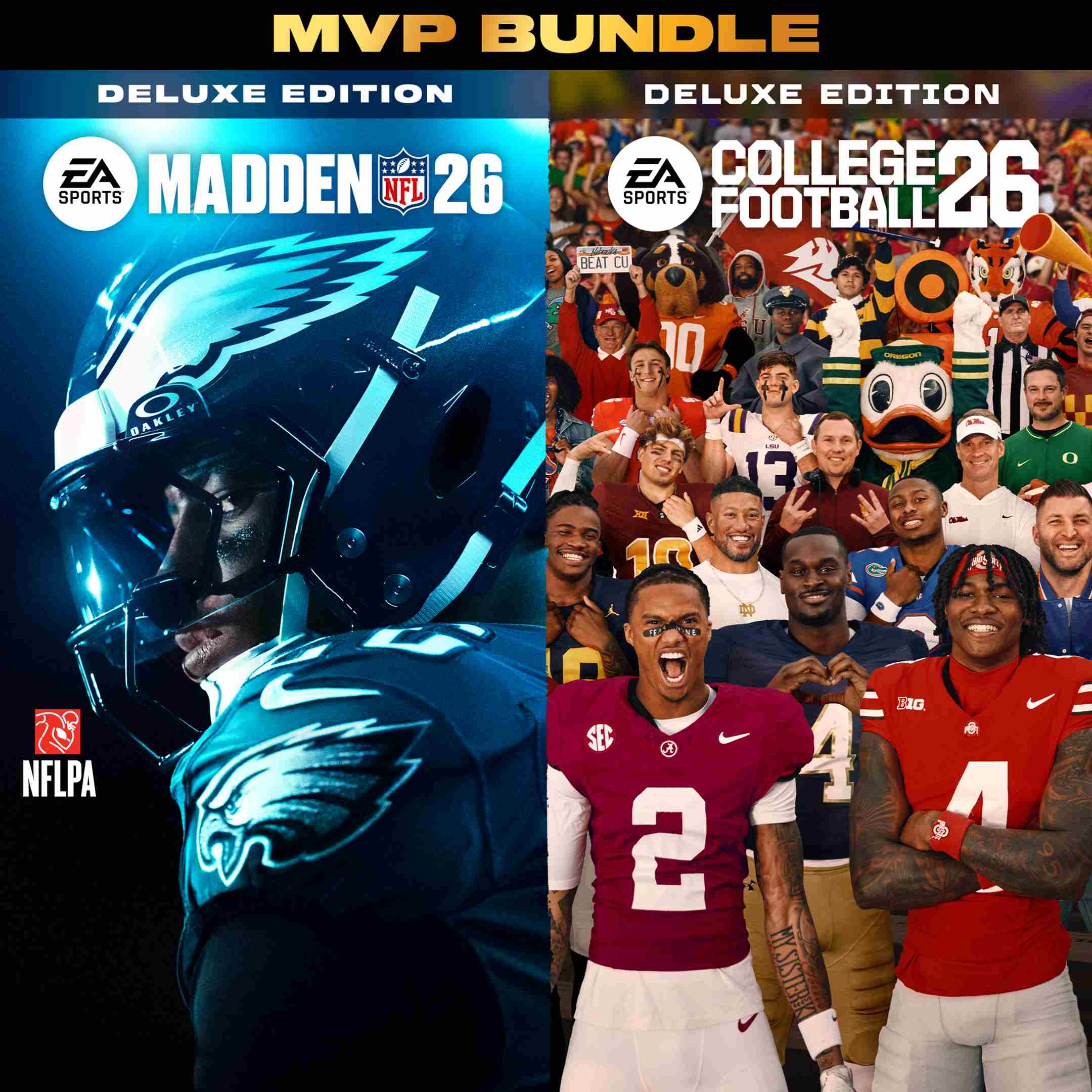 EA SPORTS™ MVP Bundle (Madden NFL 26 Deluxe Edition e College Football 26 Deluxe Edition)