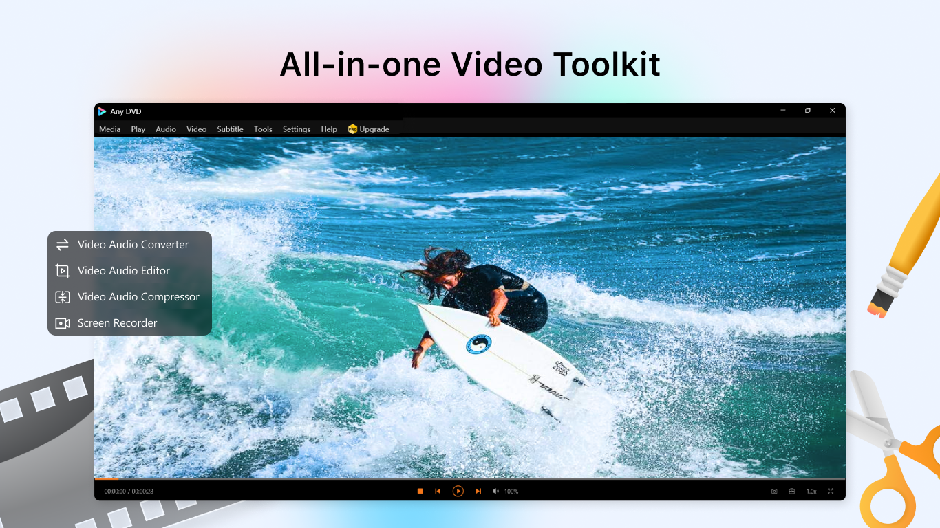 DVDプレーヤー - Windows に無料でダウンロードしてインストールする