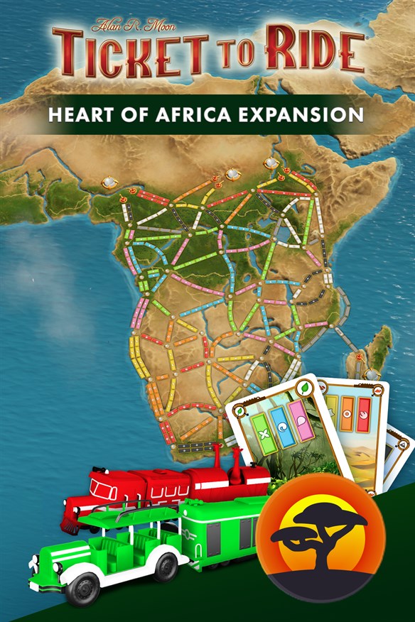 Ticket to Ride: Heart of Africa Expansion Xbox Series X|S and Xbox One cover art