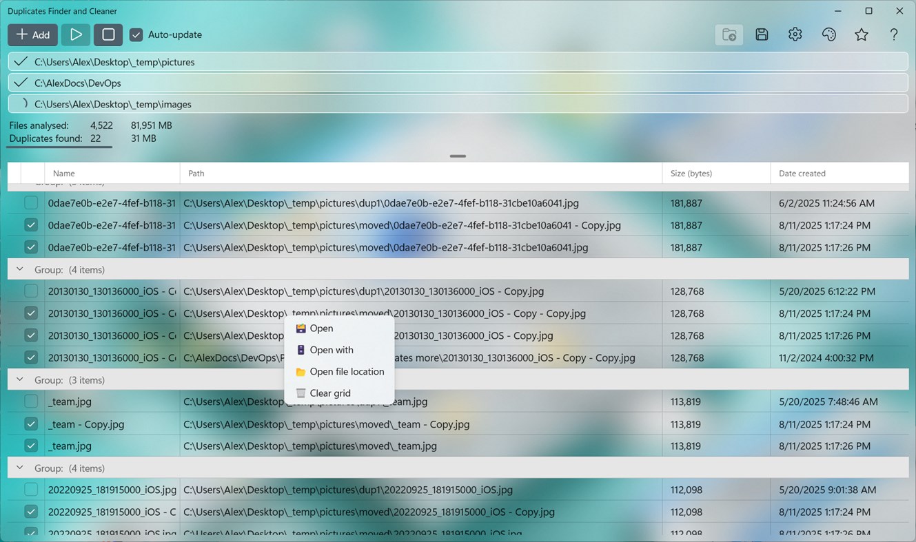 #1. Duplicates Finder and Cleaner (Windows) Ved: Alexander Komarov