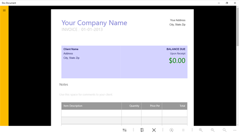 Doc Document Screenshots 1