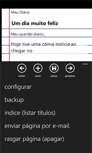 Meu Diário screenshot 4