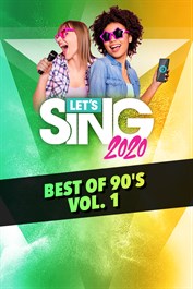 Let's Sing 2020 Best of 90's Vol. 1 Song Pack