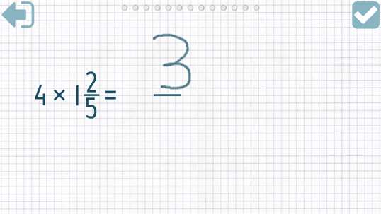 Multiply and divide fractions - 5th grade math skills screenshot 5