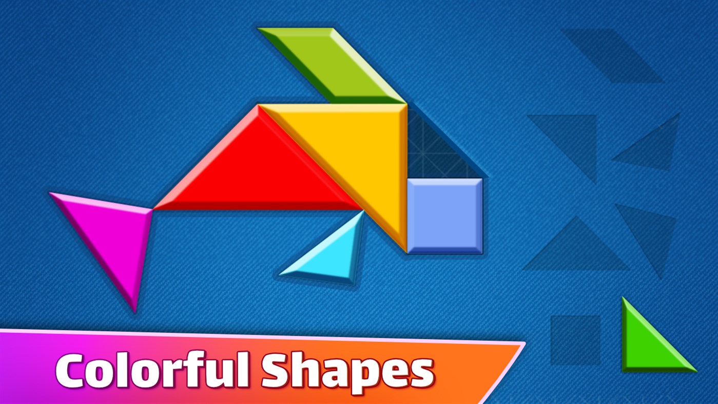 #6. Tangram Puzzle: Polygrams Game (Windows) De: RV AppStudios