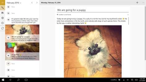 Personal Digital Diary Screenshots 1