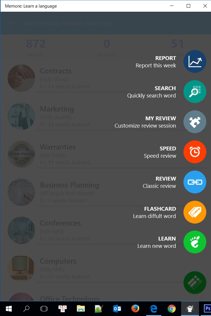 Memore: Learn A Language