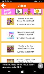 Days of Weeks For Kids using Flashcards and Sounds screenshot 3