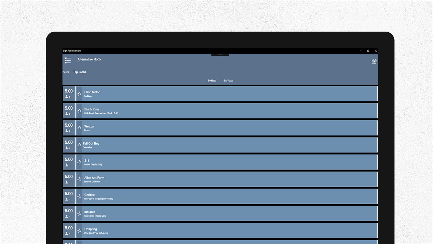 #3. Big R Radio Network (Windows) 由: Online Radio Solutions