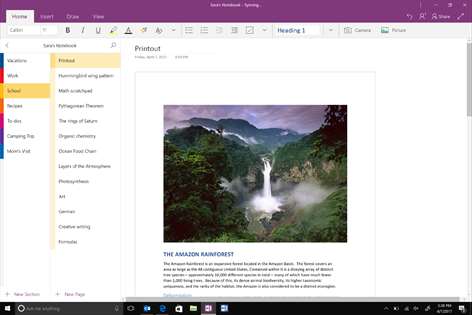 Send to OneNote Screenshots 2