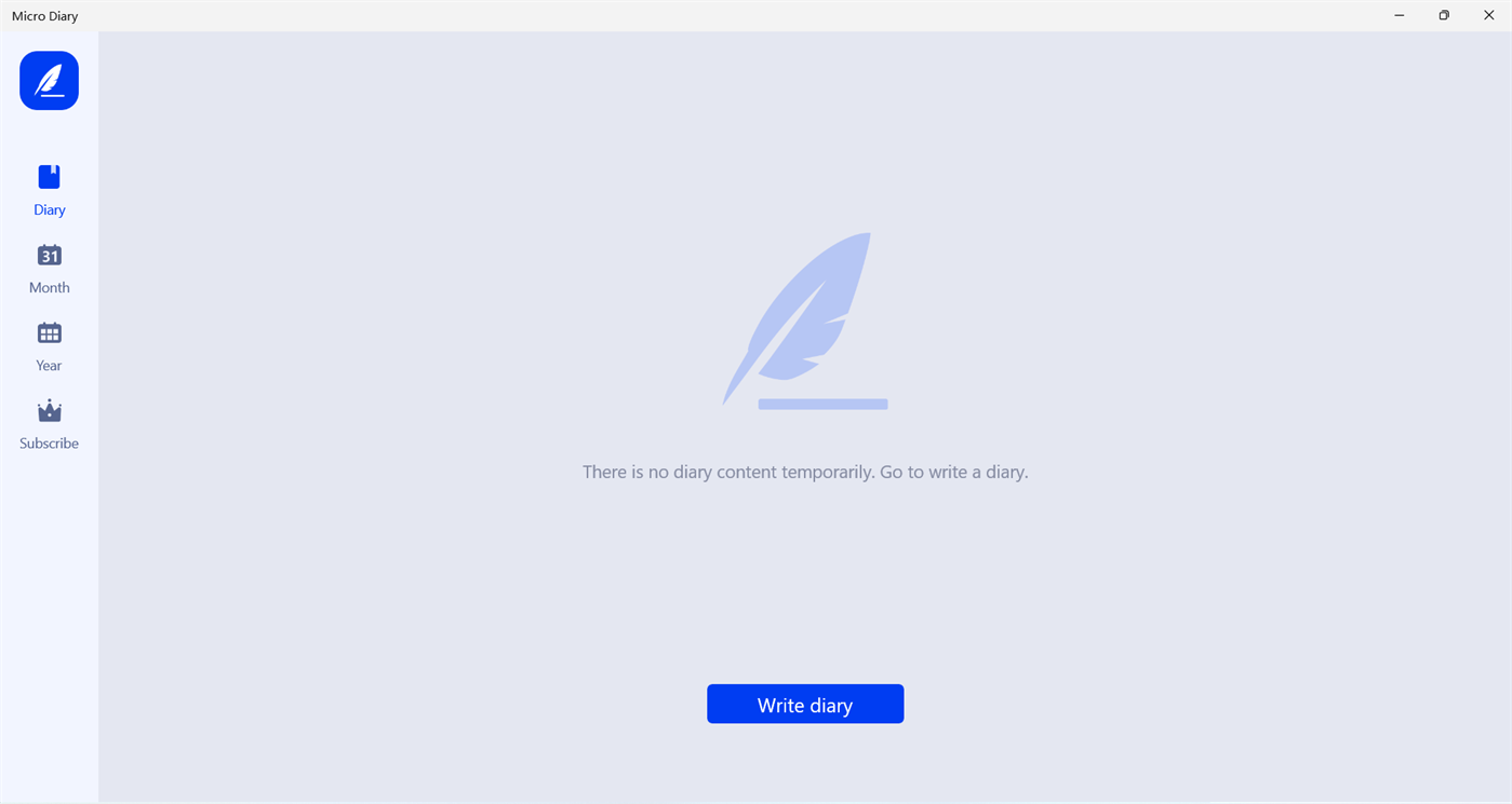 #2. Micro Diary - Simple Writer (Windows) 来自: WHNC