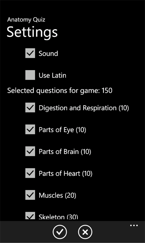 Anatomy Quiz Screenshots 2