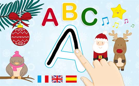 ABC: Christmas Alphabet Game - Learn the Alphabet screenshot 1