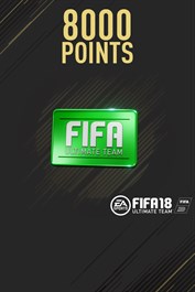 Pakiet 8 000 punktów FIFA 18 Points