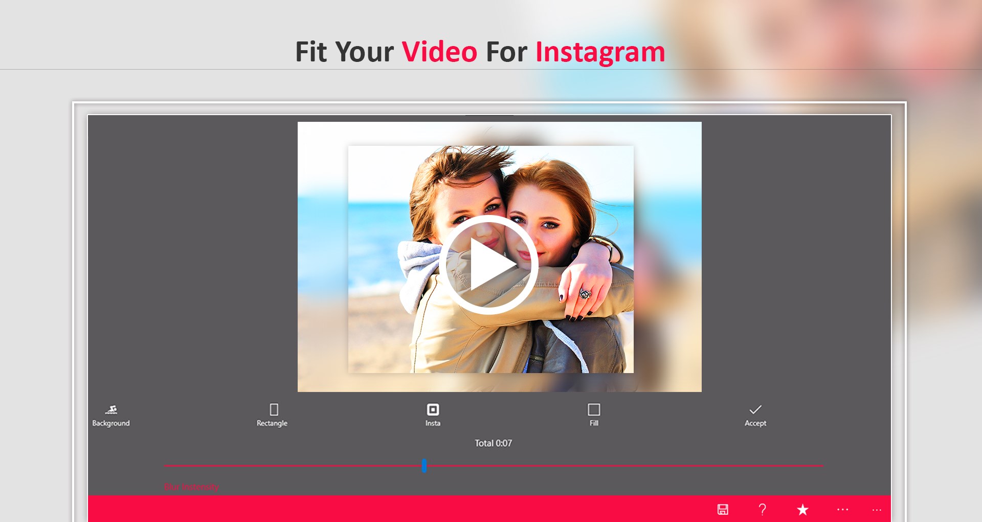 Video Editor No Crop, Add Music for Windows 10