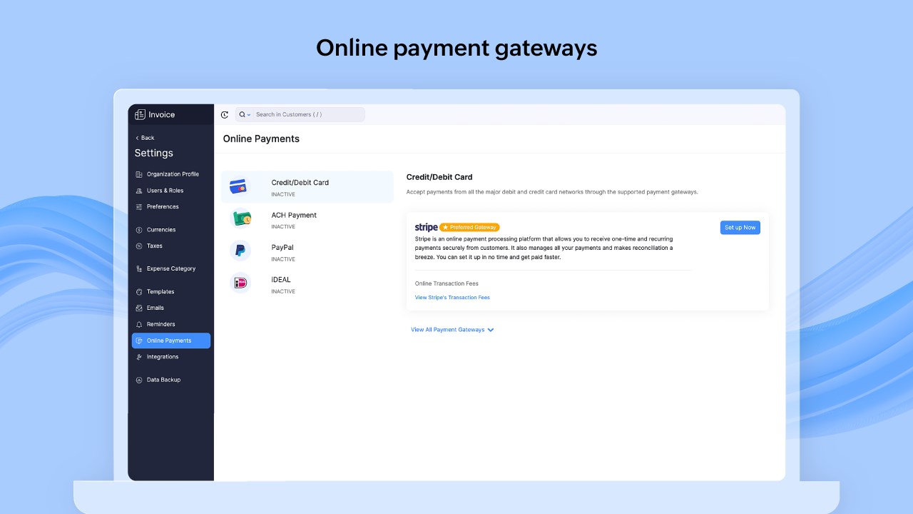 Snapshot 4 of Zoho Invoice