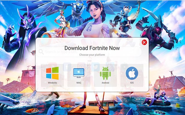 Fortnite Download on New Tab